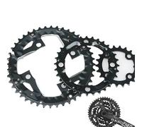 GiereR Couronnes Cyclisme 1 pièces 104/64BCD VTT Plateau 3 * 9 Vitesses 3 * 10 Vitesses vélo chaîne 22T 24T 32T 42T 44T Triple Plaque de vélo VTT pédalier chaîne Anneau Partie Mono Plateau VTT