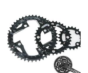 GiereR Couronnes Cyclisme 1 pièces 104/64BCD VTT Plateau 3 * 9 Vitesses 3 * 10 Vitesses vélo chaîne 22T 24T 32T 42T 44T Triple Plaque de vélo VTT pédalier chaîne Anneau Partie Mono Plateau VTT
