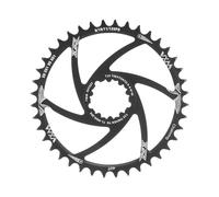 GiereR Couronnes Cyclisme Plateau Ovale Rond 1 mm 3 mm 6 mm Offset Direct Mount Mono Plateau VTT (Color : Offset 1mm 40T Round)