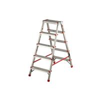 GIERRE BA230S échelle escalier tabouret double montée aluminium 4+1 marches