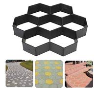 Gierzijia Moules à pavés à faire soi-même, allée, patio, pavé, pavé, sol en plastique, décoration de jardin, artisanat parfait qui peut être fini selon votre design astucieux (A)