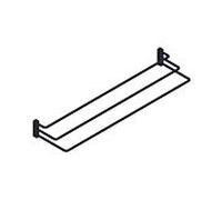 Giese 11833-14 Badetuchhalter Présentoir à gâteaux en 3 parties noir mat