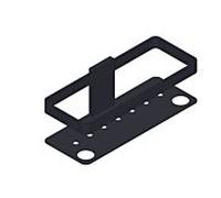 Giese Newport panier de douche 30817-14 noir mat, sans essuie-glace, avec support pour rasoir