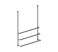Giese Server Porte-serviettes de bain pour paroi en verre, 30854-14,