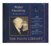 Gieseking,Walter 1932 - Klavierkonzerte/Sinf.Variation [Import]