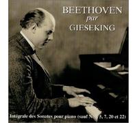 Gieseking, Walter - Sonates Pour Piano