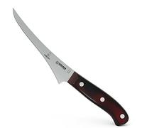 Giesser depuis 1776 - fabriqué en Allemagne - Couteau à fileter 17 cm Rocking Chefs, PremiumCut Fillet No 1, Couteau à fileter, Micarta, rouge, riveté, inoxydable, couteau à griller allemand tranchant