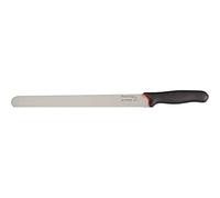 Giesser depuis 1776 - fabriqué en Allemagne - Couteau à jambon 31 cm dentelé PrimeLine, noir, inoxydable, lavable au lave-vaisselle, couteau à trancher tranchant antidérapant