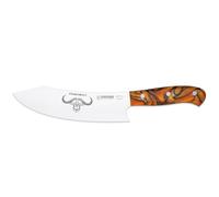 Giesser depuis 1776 - fabriqué en Allemagne - couteau de chef 20 cm Spicy Orange, PremiumCut Chefs No 1, couteau de cuisine, acrylique, exotique, inoxydable, couteau à griller allemand tranchant