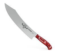 Giesser depuis 1776 - fabriqué en Allemagne - couteau de chef 30 cm Red Diamond, PremiumCut Barbecue No 1, couteau de cuisine, acrylique, rouge, inoxydable, couteau à griller allemand tranchant