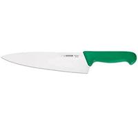 Giesser depuis 1776 - fabriqué en Allemagne - couteau de chef vert, Basic Green, lame 23 cm, antidérapant, couteau de cuisine tranchant, lavable au lave-vaisselle, inoxydable