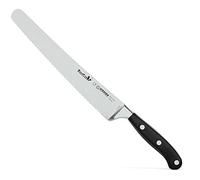 Giesser depuis 1776 - fabriqué en Allemagne - couteau utilitaire tranchant forgé 25 cm dentelé BestCut, résistant à la chaleur, noir, lavable au lave-vaisselle, inoxydable