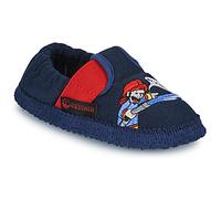Giesswein Enfants Chausson Aurich Bleu foncé 28 - Chaussures de Jardin d'enfants pour garçons, Pantoufles antidérapantes avec Semelles en Caoutchouc