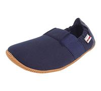 Giesswein Chaussons Söll Slim-Fit Bleu foncé 26 - Pantoufles en Coton pour Filles et garçons, Chaussures de Jardin d'enfants antidérapantes avec Bande élastique