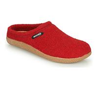 Giesswein Chaussons Veitsch Chili 43 - Pantoufles en Feutre pour Hommes et Femmes, Mules Robustes, Semelle en Caoutchouc Solide