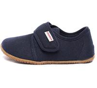 Giesswein Chaussures Enfants Senscheid Bleu foncé 23 - Chaussons pour garçons et Filles, Chaussures antidérapantes avec Fermeture Velcro, Semelle en Caoutchouc