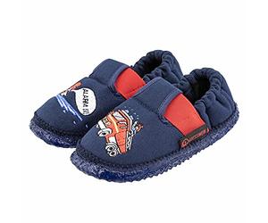 Giesswein Enfants Chausson Aurich Bleu foncé 23 - Chaussures de Jardin d'enfants pour garçons, Pantoufles antidérapantes avec Semelles en Caoutchouc