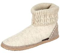 Giesswein Freiburg, Chaussons Montants Mixte Adulte, Blanc (Lamm-Mel.), 38 EU