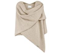 Giesswein Merino Lambswool Poncho Naturel One - Jersey élégant en Maille Fine 100% Laine d'agneau, Ècharpe XXL, Cape et Poncho Doux pour Femmes, Tabouret pour l'été et l'hiver