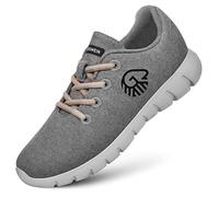Giesswein Merino Runners Men Gris 47 - Baskets Respirantes en Laine mérinos, Chaussures légères et pour Hommes, Semelle remplaçable