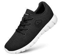Giesswein Merino Runners Men Raven 42 - Baskets Respirantes en Laine mérinos, Chaussures légères et pour Hommes, Semelle remplaçable