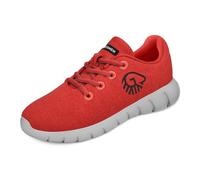Giesswein Merino Runners Men Rouge 40 - Baskets Respirantes en Laine mérinos, Chaussures légères et pour Hommes, Semelle remplaçable