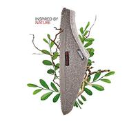 Giesswein Pantoufles Dannheim Nature 37 - Chaussons Chauds en Feutre pour Hommes et Femmes, Mules antidérapantes, Chaussons en Laine Unisexes