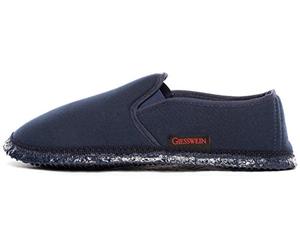 Giesswein Pantoufles Berlin Anthracite 36 - Chaussons en Coton à Bout fermé, Chaussons d'été Hauts pour Femmes et Hommes
