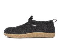 Giesswein Chaussons Vent – Fermés en feutre, mules chaudes, voûte plantaire amovible – Anthracite 37