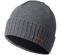 Giesswein Wildgrat Bonnet, Gris (kohle melé 027), Unique (Taille Fabricant: One Size) Homme