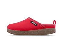 Giesswein Wool Clog Rouge 42 - Pantoufles en Feutre pour Femmes et Hommes, Chaussons en Feutre Unisexe avec Semelle en liège