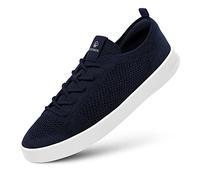 Giesswein Wool Sneaker Men Ocean Blue 40 - Chaussures à Plateforme pour Hommes, Baskets décontractées en Laine mérinos 3D Stretch, Lacets Super légers