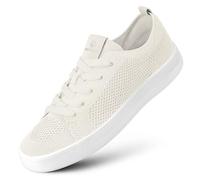 Giesswein Wool Sneaker Women Blanc Arctique 40 - Chaussures à Plateforme pour Femmes, Baskets décontractées en Laine mérinos Stretch 3D, Chaussures à Lacets Super légères