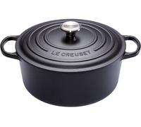 Cocotte Le Creuset en fonte noire ronde 30 cm