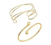 GIFANEO 2 Pièces brac elets de br as Réglables,Brac elet Br as Femme,femmes Bracelet bijoux, bras Brac elet Brac elet réglable,Métal bracelet bras, Minimalistes bracelet manchette