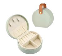 GIFANEO MultiValue Boite a Bijoux, Boîte à Bijoux de Voyage en Cuir Synthétique Avec Fermeture éclair,Petite Boîte Avec du Style,Bijoux Portable Rangement,Boite a Bijoux Femme