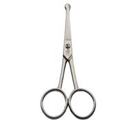 Gifaz - Ciseaux à Poils de Nez Nickelés, Lame Courbée Professionnelle, Fabriqués en Italie (Lames Courbées | Acier au Carbone | 90 mm)