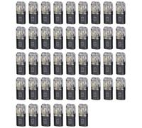 GifBasg Connecteurs Électriques Étanches 2 Broches 12V 24V Lot de 40 Connecteurs Automobiles 2 Pôles à Sertir pour Câbles 18-22 AWG, Connexion Rapide pour LED, Auto, Moto