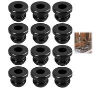 GifBasg Lot de 12 capuchons en silicone pour vis compatibles Smev, Thetford, cuisinière à gaz, évier, accessoires de camping-car, protection contre les vis, résistants à la chaleur, respectueux de