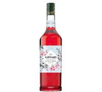 GIFFARD - Sirop Saveur Sakura Fleur de Cerisier - Recette et Fabrication Françaises - Notes Florales, Litchi et Framboise - Pour Cocktails, Lattes, Limonades et Boissons Sans Alcool - 1 Litre