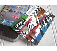 Giffgaff 02 4 G Tri - Sim - Standard/Micro/Nano - avec 5 £ de crédit gratuit - pour tous les smartphones et autres téléphones, 2 G, 3 G, 4 G compatibles. Appels illimités, SMS et Internet - LH Ltd