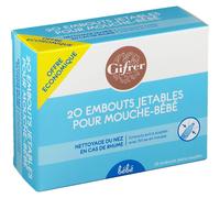 Gifrer 20 Embouts Jetables Pour Mouche-Bébé