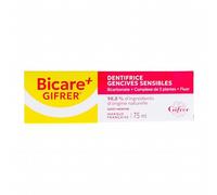 Gifrer Bicare Dentifrice gencives sensibles Pâte 75ml gout menthe