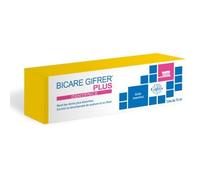 Gifrer Bicare Dentifrice Pâte Non Savoureuse 75ml Nettoyage Quotidien des Dents et Rafraîchissement de l'Haleine
