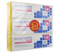 Gifrer Bicare Gifrer Plus Dentifrice Lot de 3 x 75 ml dont 1 Offert