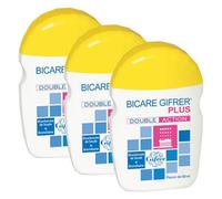 Gifrer Bicare Plus Poudre Flacon gout menthe 60g Lot de 3