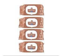 Gifrer Lingettes Nettoyantes à l'Huile d'Olive Vierge Lot de 3 x 70 Lingettes + 1 Paquet Offert