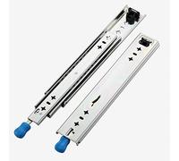 GIFSIN Glissières de Tiroirs 400 mm Extension Complète en Trois Sections Glissières Robustes avec Conception de Verrouillage