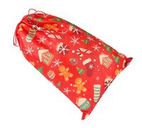 Gift Bags | Reusable Non-Woven Pouch for Holiday Winter Party Celebration Food Candy Treat Cookie Small Toy Christmas Treat Bags