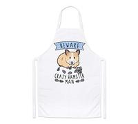 Gift Base Méfiez-vous Fou Hamster Homme Chefs Tablier